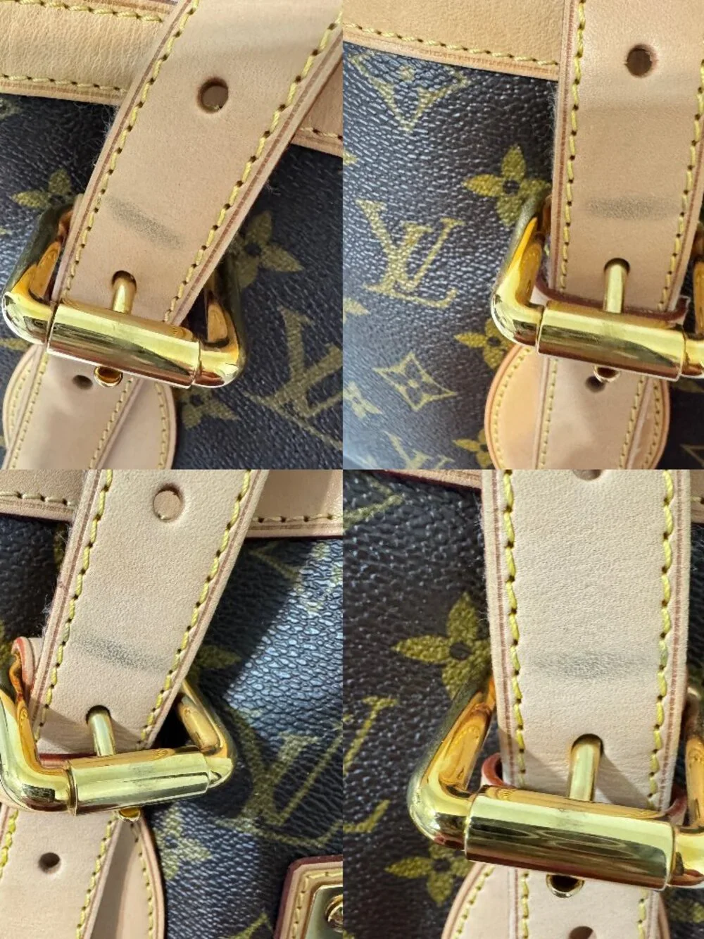 LOUIS VUITTON Authentic Monogram Hampstead GM